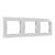 Shelly - Mounting frame - wall - 3 gangs - white | Shelly_WF_3_w
