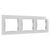 Shelly - Mounting frame - wall - 3 gangs - white | Shelly_WF_3_w