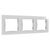 Shelly - Mounting frame - wall - 3 gangs - white | Shelly_WF_3_w