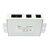 ALLNET ALL4404 / White / Metal / CE / RJ-45 | ALL4404-white