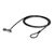 Lindy Security cable lock transparent black 2 21150