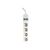 Gembird TSL-PS-S4U-01-W - Smart power strip - AC 230 V - 3680 Wat