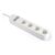 Gembird TSL-PS-S4U-01-W - Smart power strip - AC 230 V - 3680 Wat