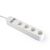 Gembird TSL-PS-S4U-01-W - Smart power strip - AC 230 V - 3680 Wat