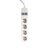 Gembird TSL-PS-S4U-01-W - Smart power strip - AC 230 V - 3680 Wat