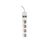 Gembird TSL-PS-S4U-01-W - Smart power strip - AC 230 V - 3680 Wat