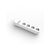 Gembird TSL-PS-S4U-01-W - Smart power strip - AC 230 V - 3680 Wat