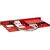 Rackmount.IT RM-WG-T8 / Mounting bracket / Red / 1U / 4x RJ45 / 1