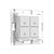 Shelly - Smart switch mechanism - wall - 4 gangs  | Shelly_WS_4_w