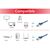 equip - Patch cable - RJ-45 (M) to RJ-45 (M) - 15 cm - S | 606200