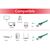 equip - Patch cable - RJ-45 (M) to RJ-45 (M) - 15 cm - S | 606400