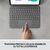 Logitech Combo Touch - Keyboard and folio case - wit | 920-010146