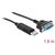 DeLOCK - Serial cable - USB (M) to DB-9 (F) - 1.8 m - bla | 66281