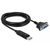 DeLOCK - Serial cable - USB (M) to DB-9 (F) - 1.8 m - bla | 66281