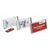 DURABLE CLASSIC Name badge for 30 x 65 mm magnet silver 854023