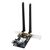 PCE-BE6500 WiFi 7 PCI-E adapter (2 external ant | 90IG09G0-MO0B00