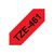Brother TZe461 Black on red Roll (3.6 cm x 8 m) 1 TZE461