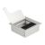 Delock - Cable grommet - silver | 66860