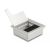 Delock - Cable grommet - silver | 66860