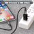 Techly IADAP USB3-AFT / USB A / USB C / Black | IADAP-USB3-AFT