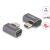 Delock - USB adapter - 24 pin USB-C (M) left/right angled | 60047