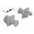 DeLOCK for RJ45 - Dust cover - grey (pack of 10) | 86508