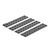 DeLOCK - Rubber feet - black | 18307