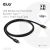 Club 3D USB 80Gbps Certified 240W 8K240Hz Type-C 1.2m Black Cable