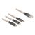 Delock 3 in 1 - Charge-only cable - USB male to Micro-USB | 88158