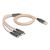 Delock 3 in 1 - Charge-only cable - USB male to Micro-USB | 88158