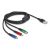 Delock - Power cable - USB (power only) (M) to USB-C (pow | 90156