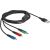 Delock - Power cable - USB (power only) (M) to USB-C (pow | 90156