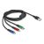 Delock - Power cable - USB (power only) (M) to USB-C (pow | 90156