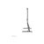 Neomounts DS45-430BL18 - Stand - fixed - for TV - steel - black -