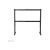 Neomounts DS45-430BL18 - Stand - fixed - for TV - steel - black -