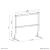 Neomounts DS45-430BL18 - Stand - fixed - for TV - steel - black -