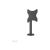 Neomounts DS42-430BL12 - Stand - bolt-down - for TV - steel - bla