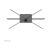 Neomounts DS45-430BL12 - Stand - for TV - steel - black - screen