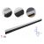 DeLOCK Brush strip 40 mm with aluminium profile straight  | 66651