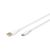 Digitus USB-C silicone connection cable, 2m, wh | AK-300340-020-W