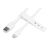 Digitus USB-C silicone connection cable, 2m, wh | AK-300340-020-W