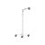 Compulocks Medical Rolling Cart Extended - VESA Compa | MCRSTDEXW