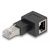 Delock - Network adapter - RJ-45 (M) right-angled to RJ-4 | 87864