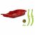 JAMARA Snow Play Bob Karol 80cm red with Brake 460364
