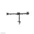 Neomounts Dis Public Mount DS60600BL3 Black Triple DS60600BL3