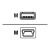 Sharkoon - USB cable - mini-USB Type B (M) to USB | 4044951015566