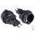 Alcasa PA-6002S / Type J (CH) / Type F / Black