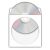 HERMA - CD/DVD sleeve - white | 1140
