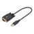 StarTech.com 1ft (30cm) USB to Serial Adapter | 1P1FFC-USB-SERIAL