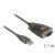 Delock Adapter USB 2.0 Type-A &gt 1 x Serial DB9 RS-232 - | 64073